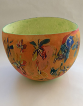 pot geschetste bloem